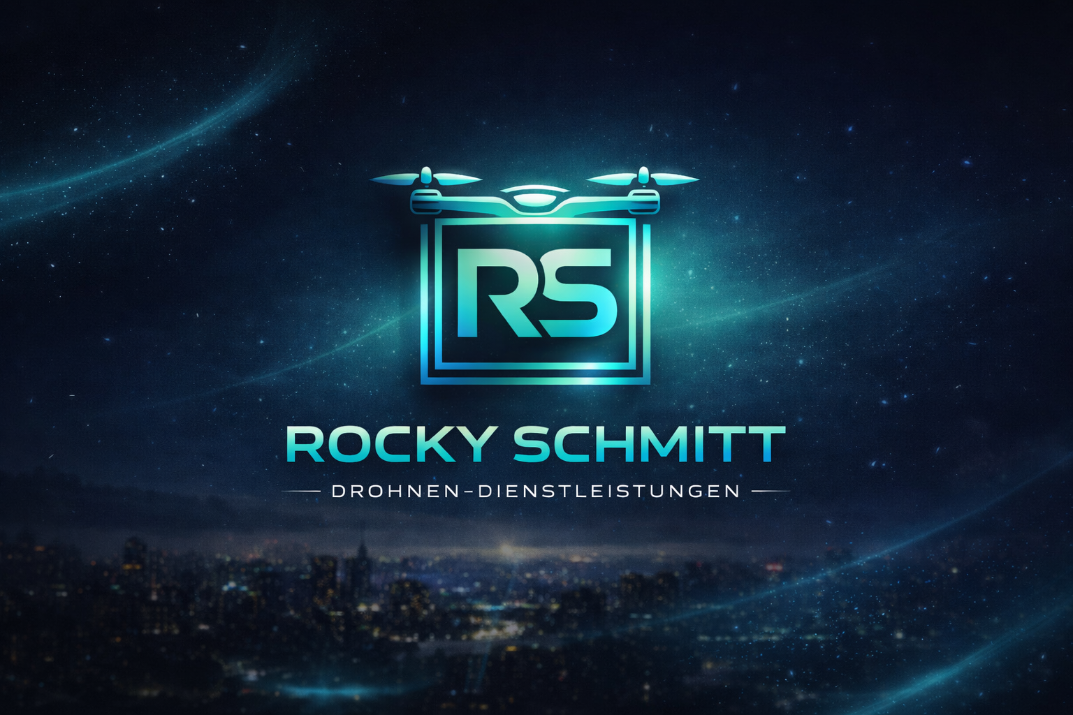 Banner mit Rocky Schmitt Drohnen-Dienstleistungen